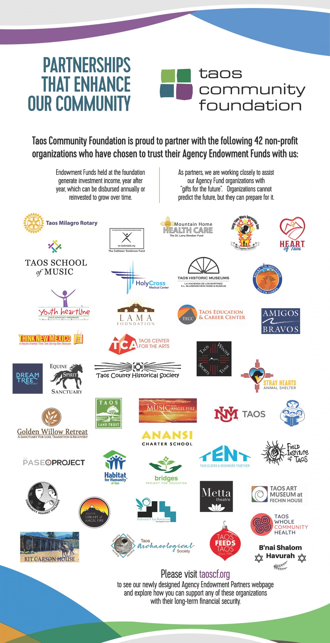 Partnerships That Enhance our Community Taos Community Foundations