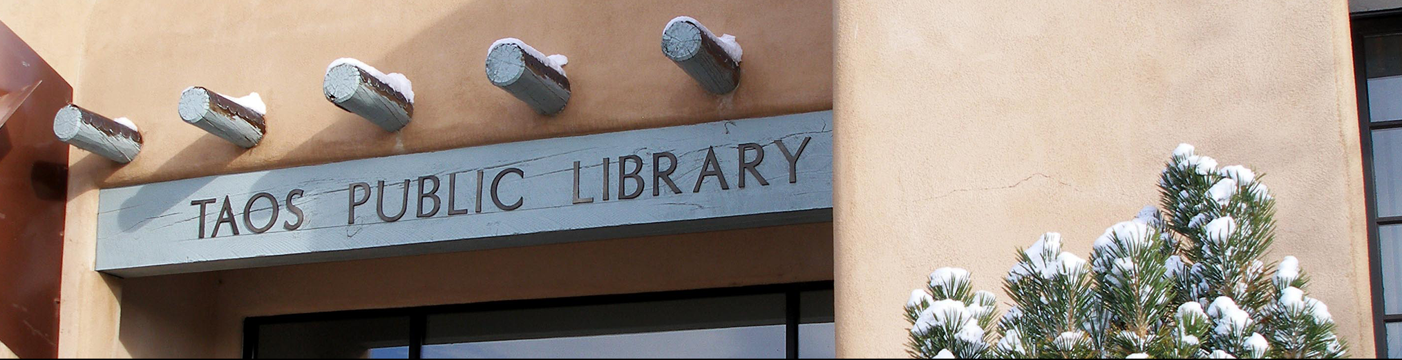 Taos Public Library Sign The Friends of Taos Public Library Agency Fund