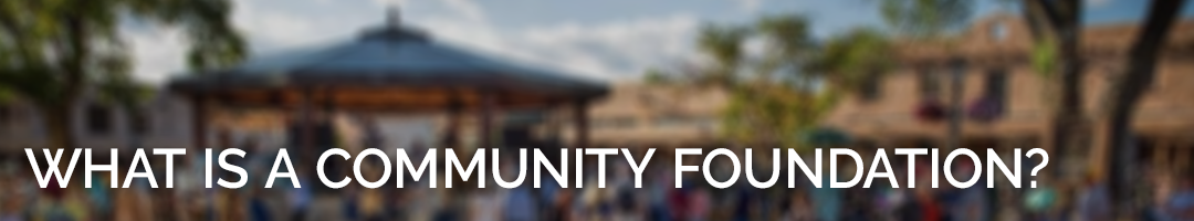 What is a community foundation header