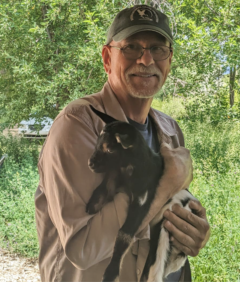 Baby Goat at Taos Land Trust/Not Forgotten Outreach